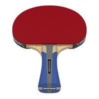 Set of 2 TTR 100 3* All-Round Table Tennis Bats and 3 TTB 100* 40+ Balls Orange