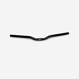 CINTRE VTT 25.4  RISE 50MM - BACK SWEEP 6° - UP SWEEP 5° 620MM ACIER NOIR