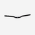 CINTRE VTT 25.4  RISE 50MM - BACK SWEEP 6° - UP SWEEP 5° 620MM ACIER NOIR