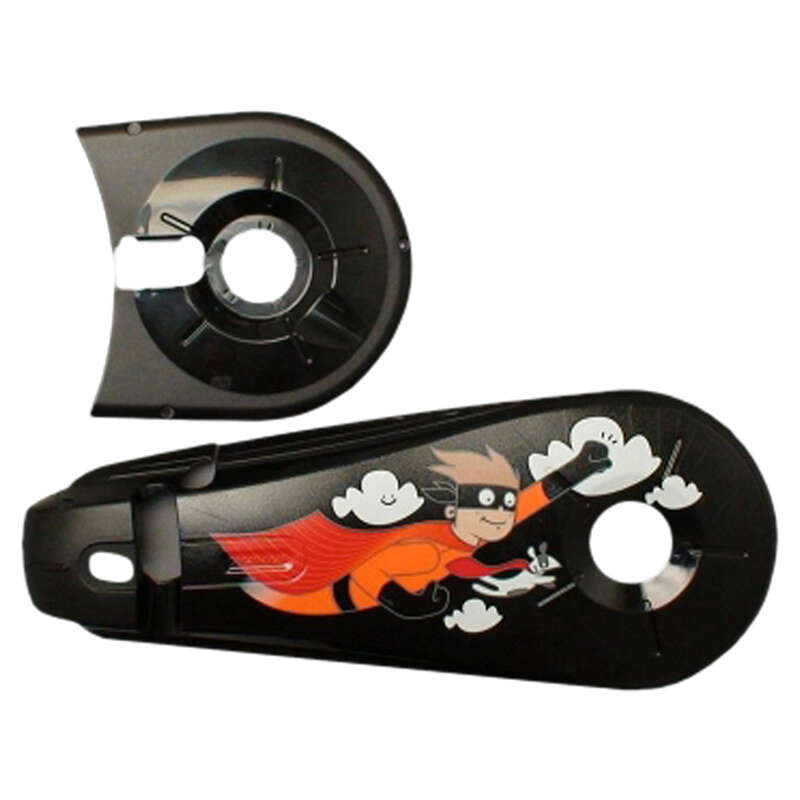 BTWIN Bike Chain Guard 16" Hyperhero Black Decathlon