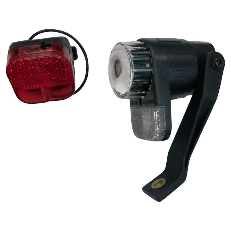 Front and Rear Bike Light Set Decathlon