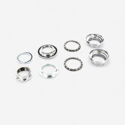Balhoofdstel 1" opschroefbaar zilver