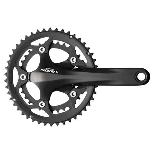 
      Курбел Shimano Sora с две плочи.
  