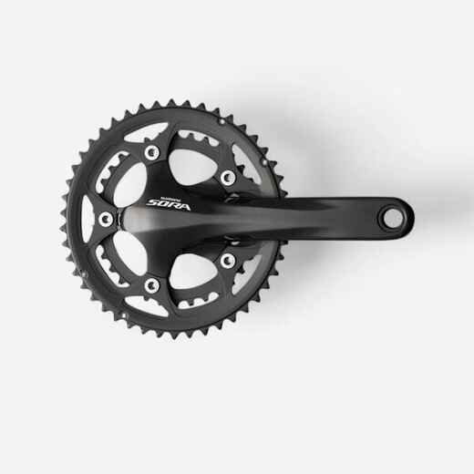 
      Kurbelgarnitur Shimano Sora 2-fach Kettenblatt 
  