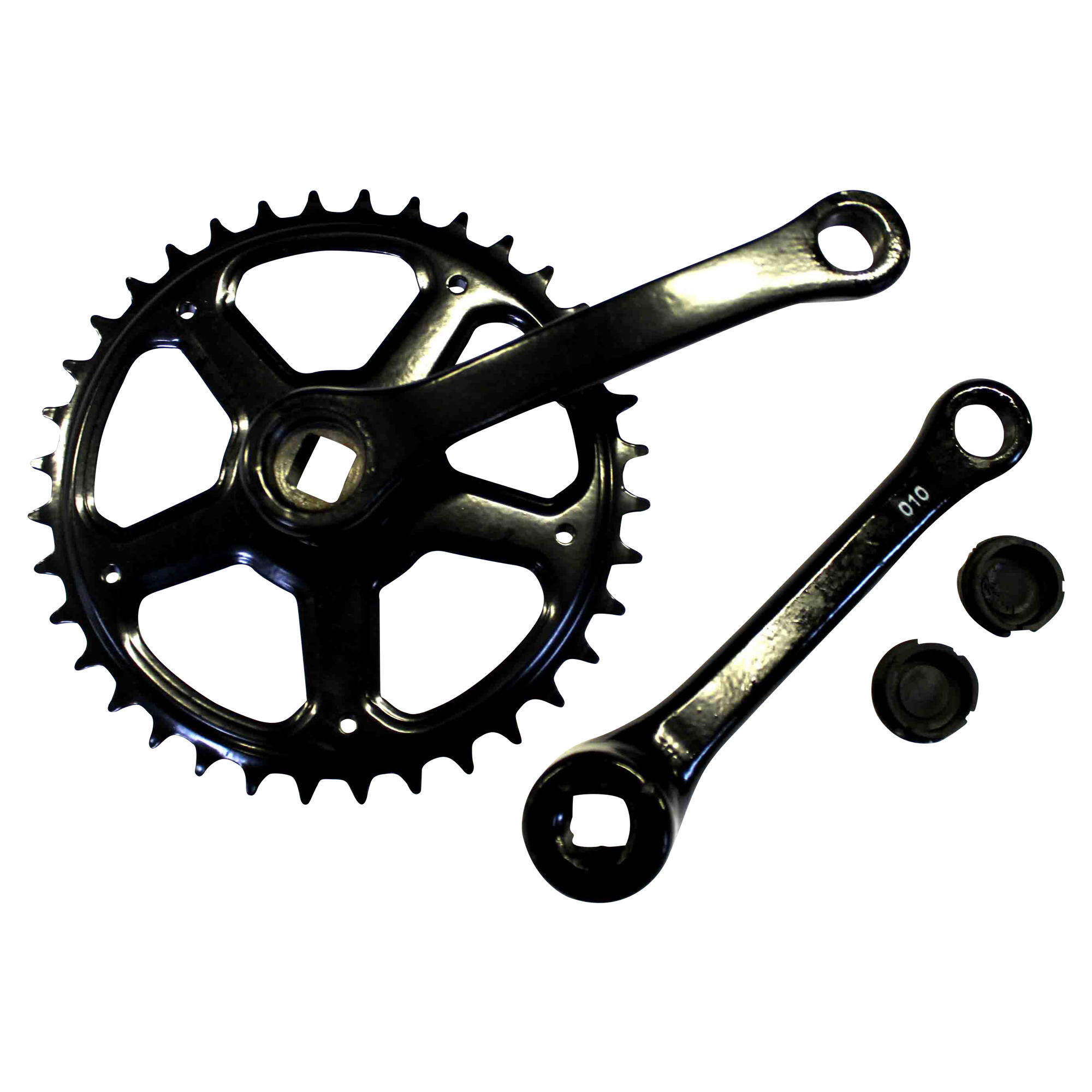 Single Chainwheel 36 Tooth w/ 125 mm Cranks -  2