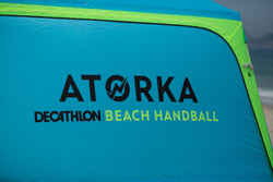 Σκηνή Beach Handball HGA500 - Μπλε/Κίτρινο