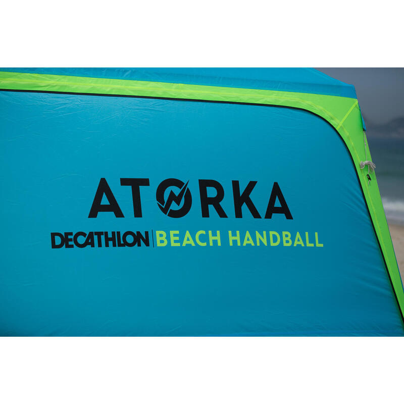 Cort handbal pe plajă HGA500 Albastru/Galben 