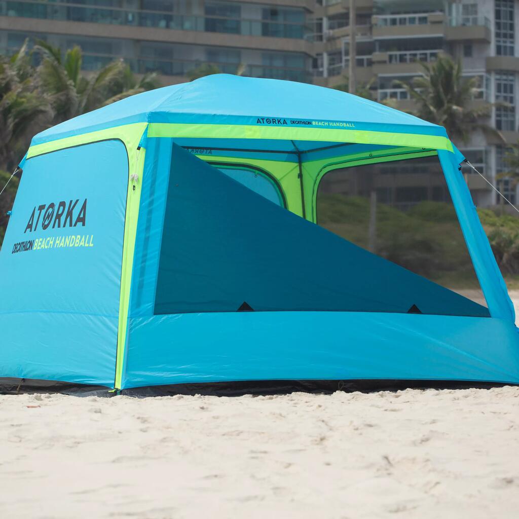 Plážový stan HGA500 na hádzanú modro-žltý