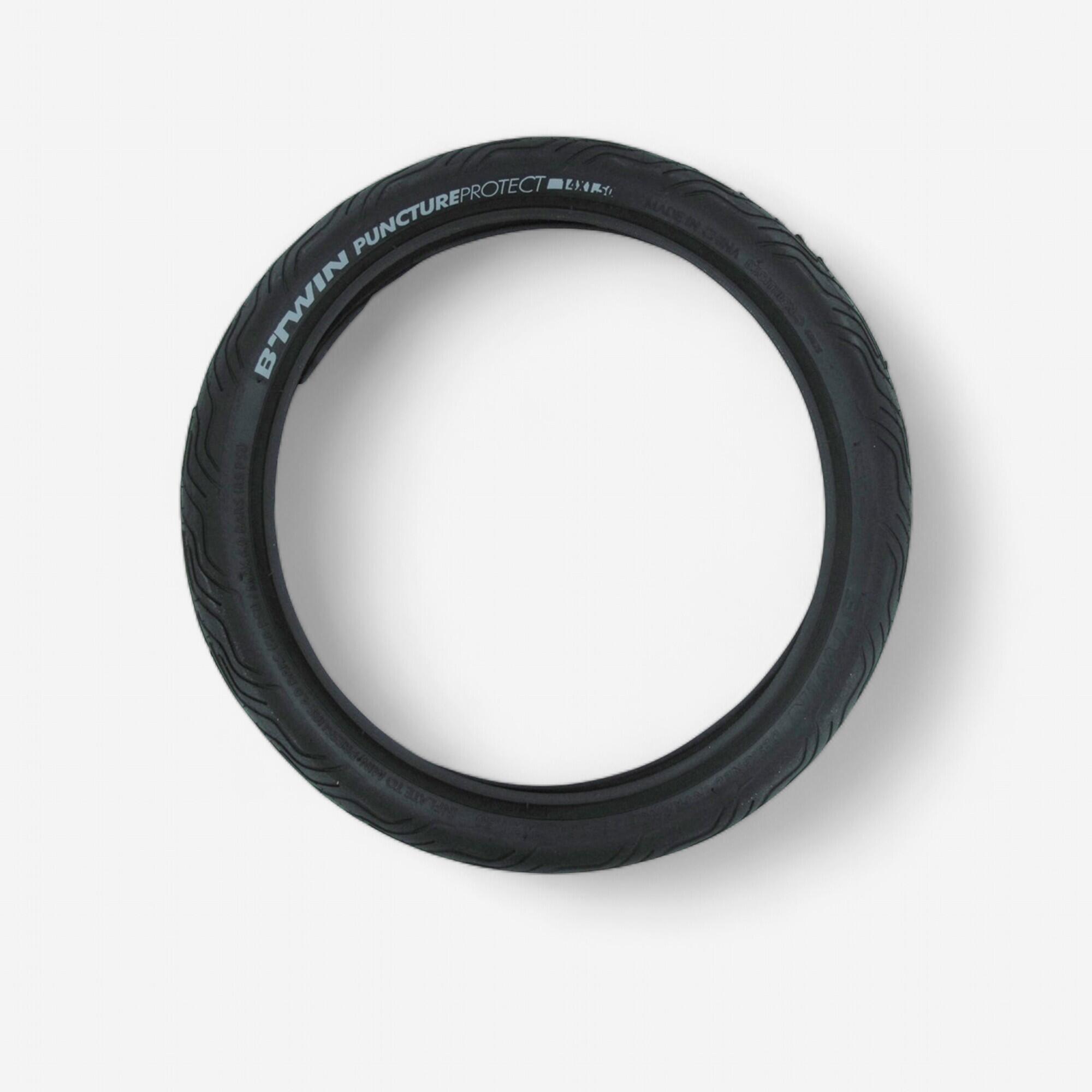 BTWIN Plášť Compact 14×1,5 SW proti prepichnutiu