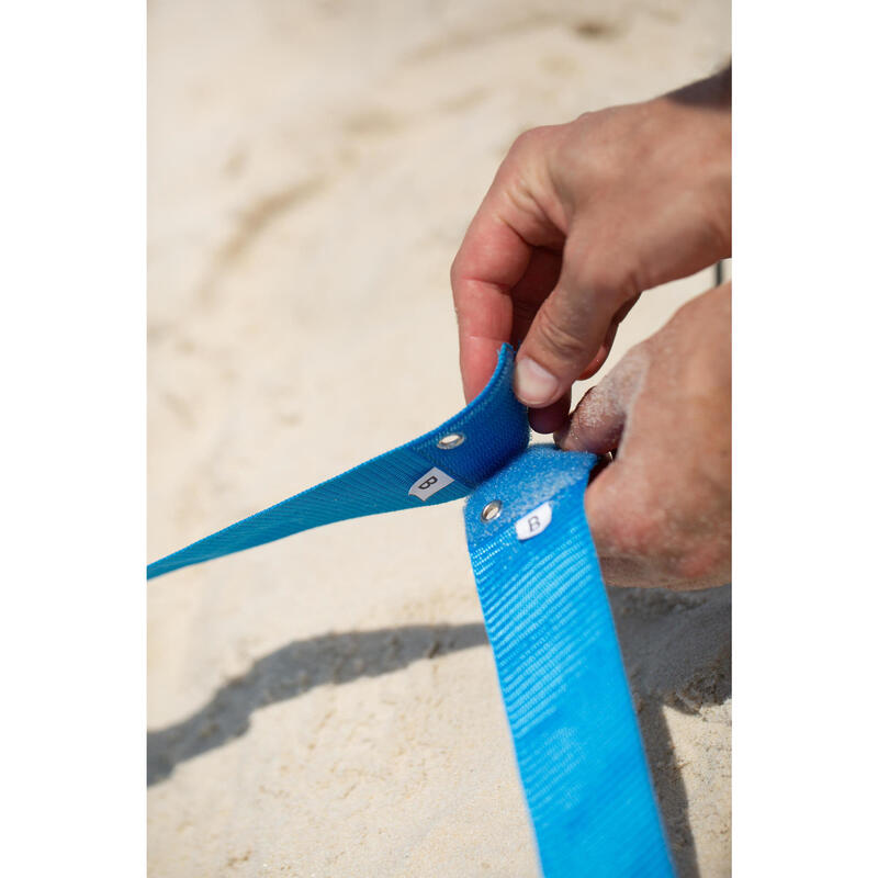 Nafukovací branka na plážovou házenou HIG500 modro-žlutá