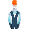 Маска для снорклинга размер XS для детей 6–10 лет синяя EASYBREATH Subea