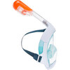 Маска для снорклинга размер XS для детей 6–10 лет синяя EASYBREATH Subea
