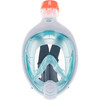 Маска для снорклинга размер XS для детей 6–10 лет синяя EASYBREATH Subea