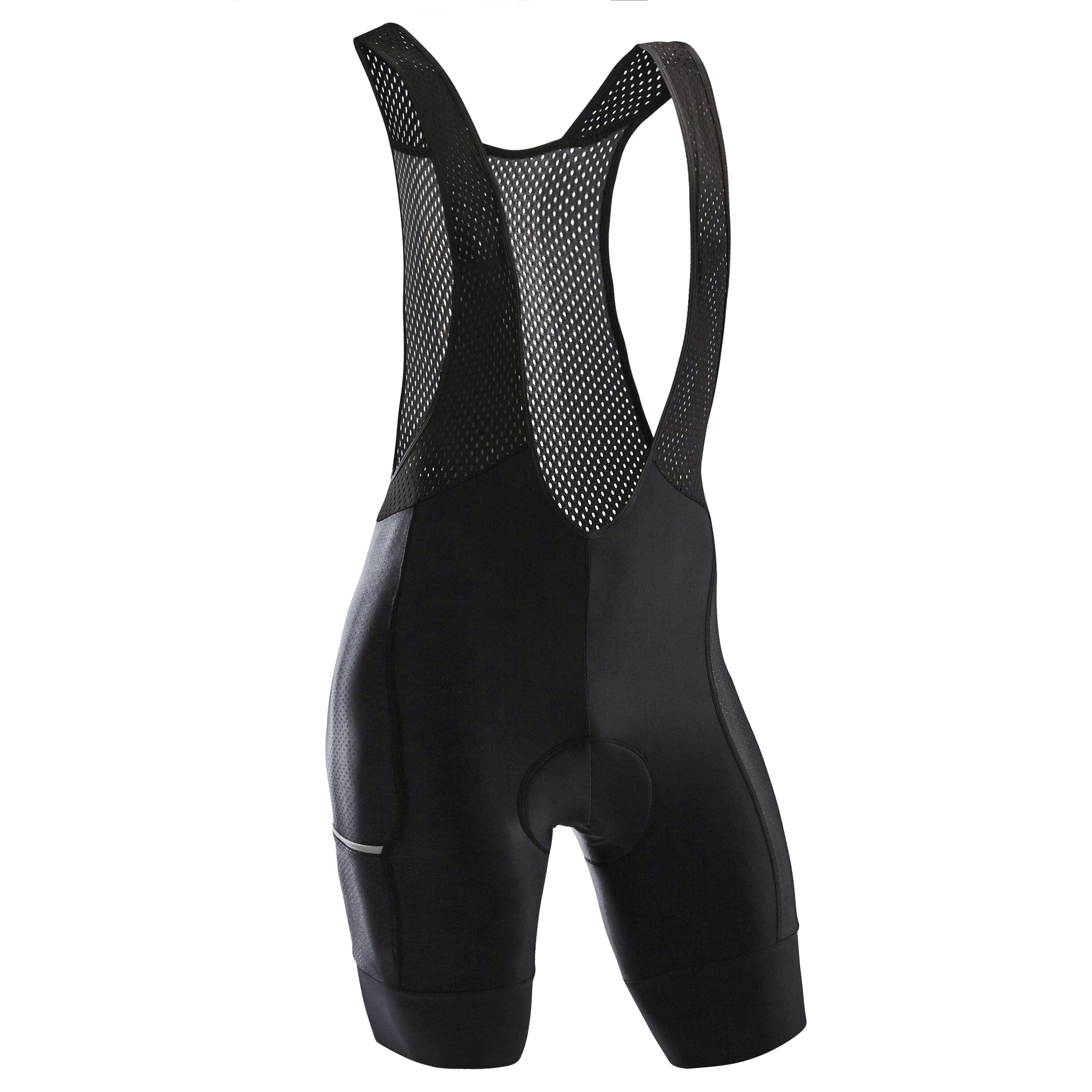 TRIBAN RC500 Pocket Road Bib Shorts - Black