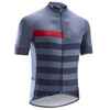 RC500 Road Cycling Short-Sleeved Warm Weather Jersey - Blue/Burgundy