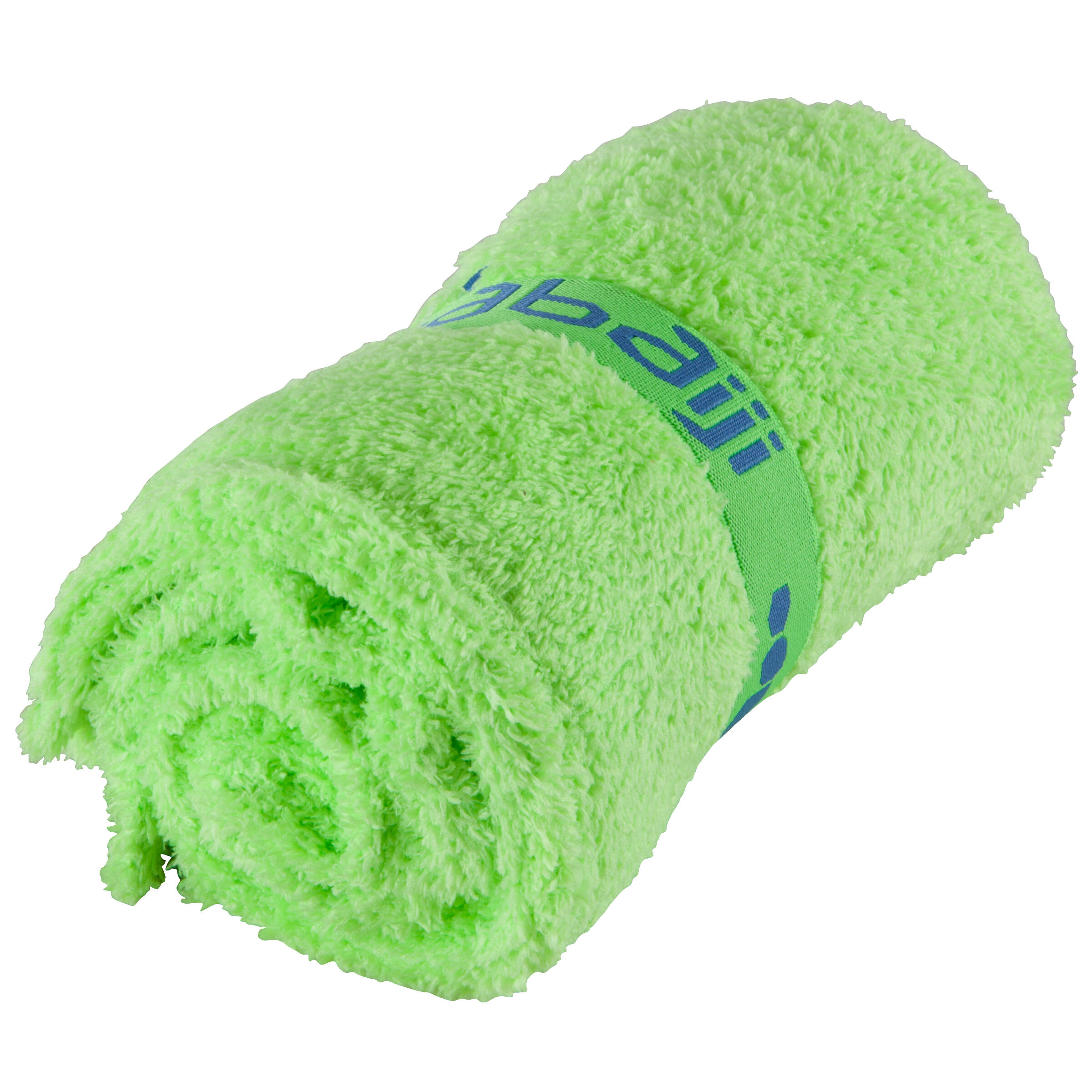Ultra soft microfibre towel size L 80 x 130 cm - neon green 2/7
