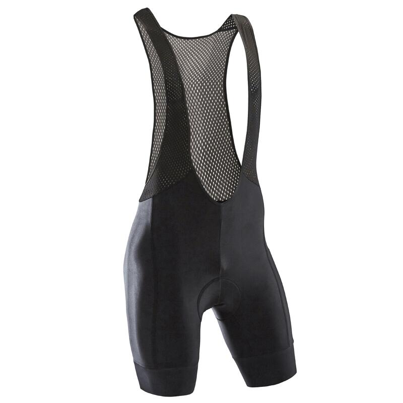 Cuissard vélo route à bretelles TRIBAN RC500 noir