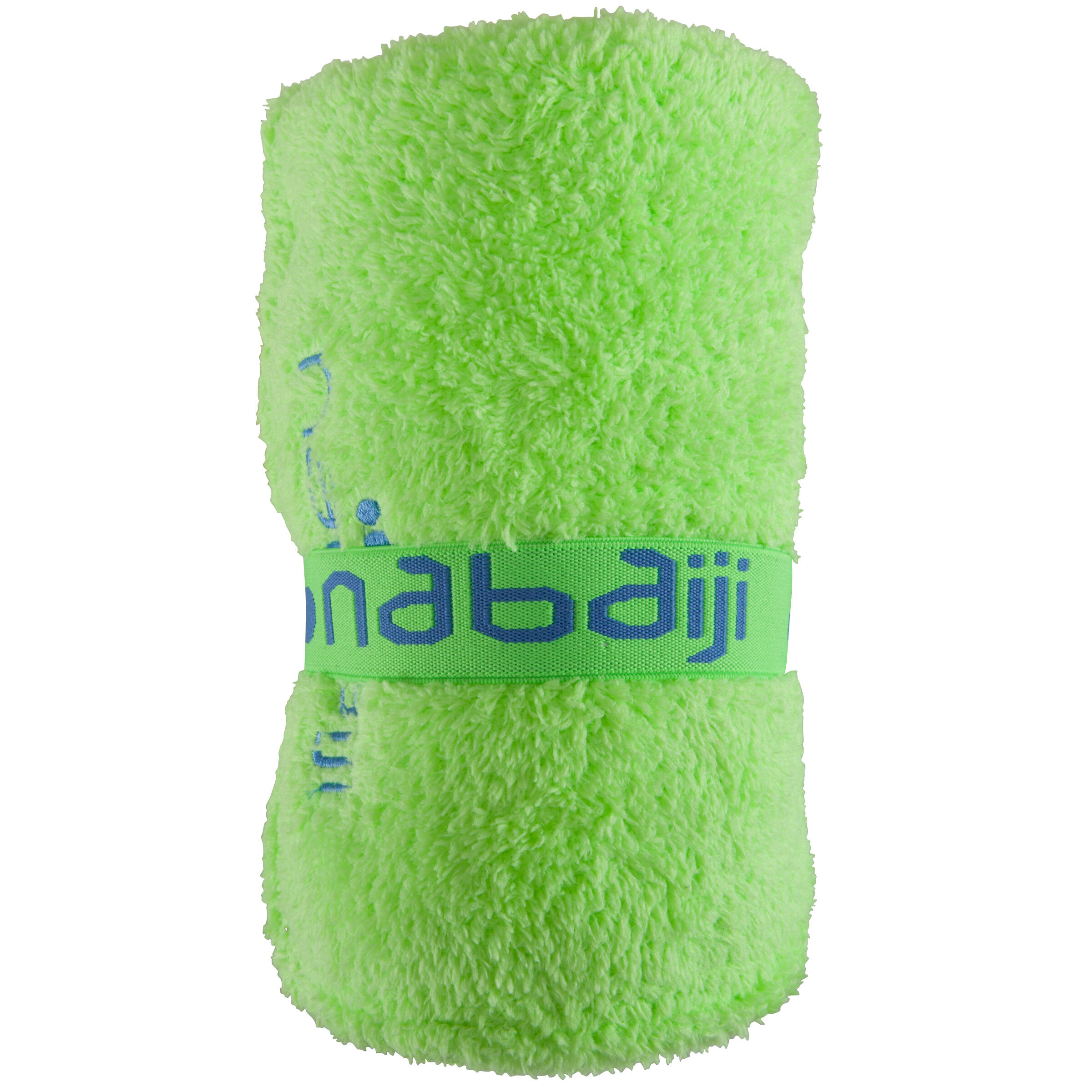 Ultra soft microfibre towel size L 80 x 130 cm - neon green 3/7