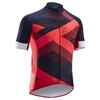 RC500 X Road Cycling Short-Sleeved Warm Weather Jersey - Red/Navy