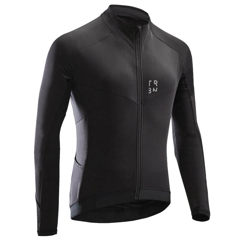 MAILLOT BICI CARRETERA MANGA LARGA HOMBRE CICLOTURISMO RC500 NEGRO MAILLOT BICI CARRETERA MANGA LARGA HOMBRE CICLOTURISMO RC500 NEGRO