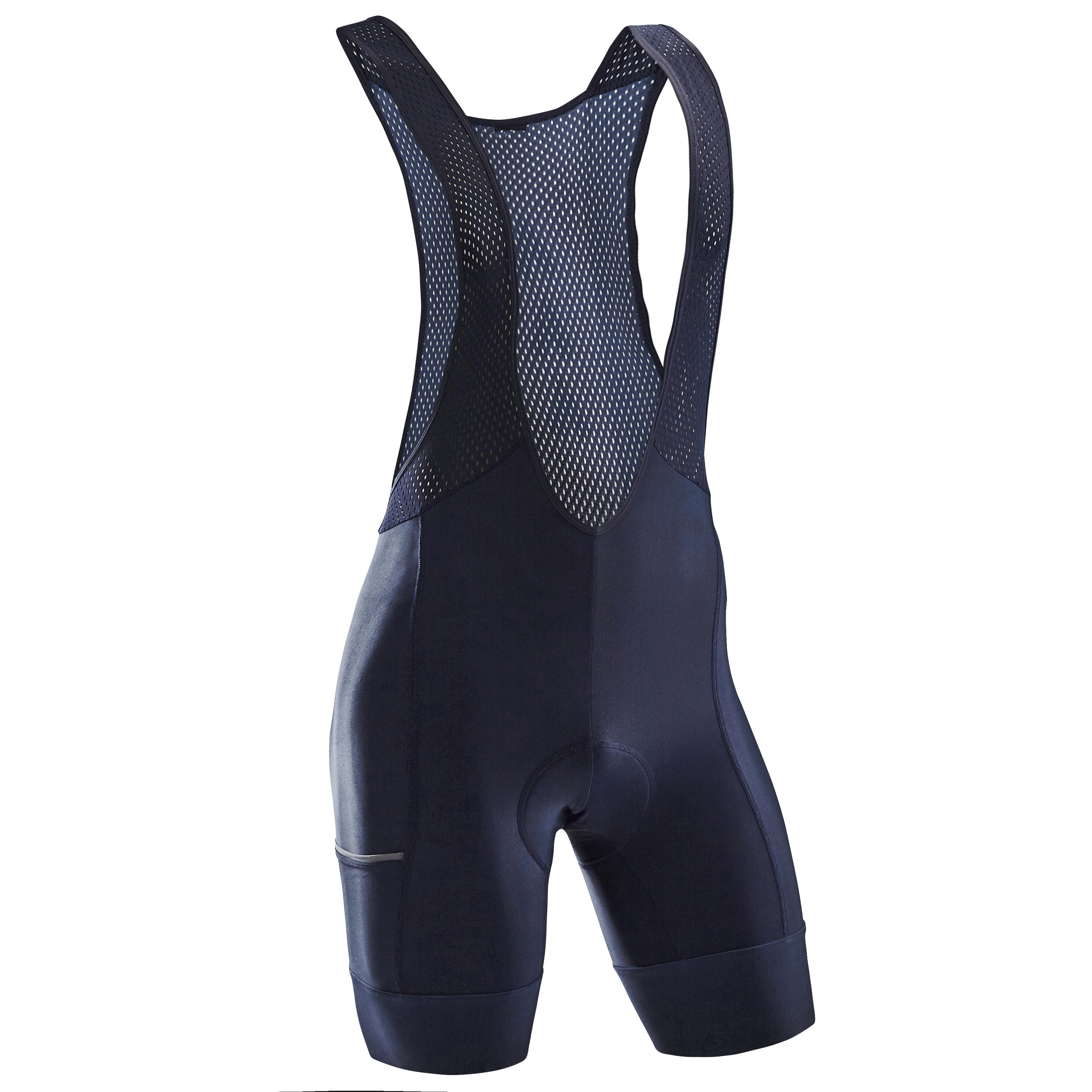 navy bib shorts