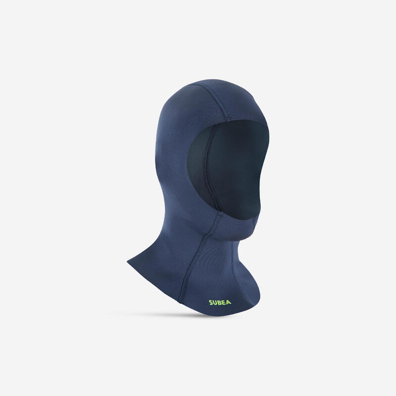 Neoprenhaube Tauchen Neopren 2 mm - schwarz