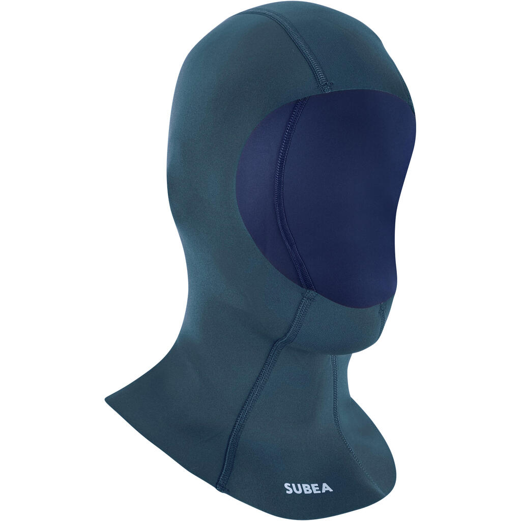 Neoprenska ronilačka kapuljača 2 mm crna