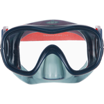 Kit de snorkeling masque Easybreath 540FT Freetalk palmes bleu Adulte  Corail SUBEA