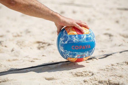 М'яч BVBS100 для пляжного волейболу - Синій/Рожевий