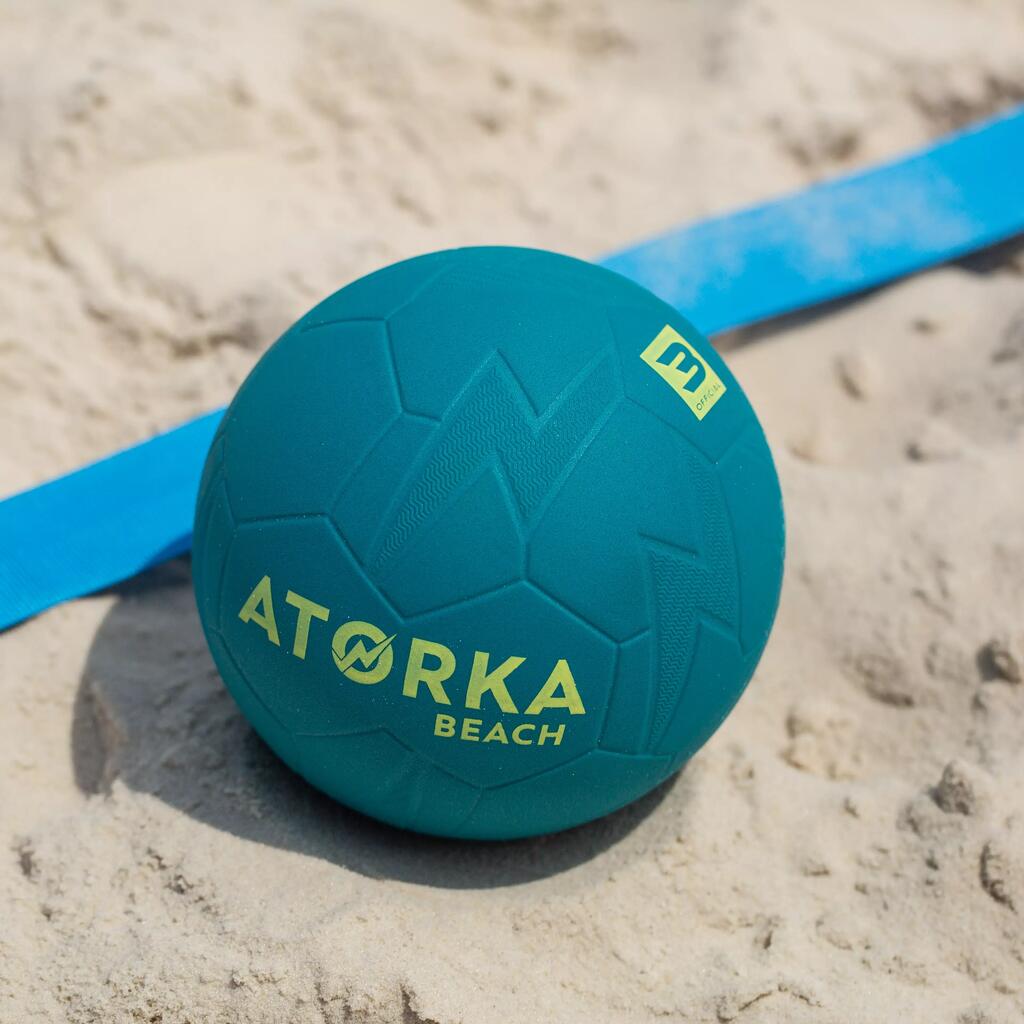 Plava lopta za rukomet na pesku HB500B veličina 3