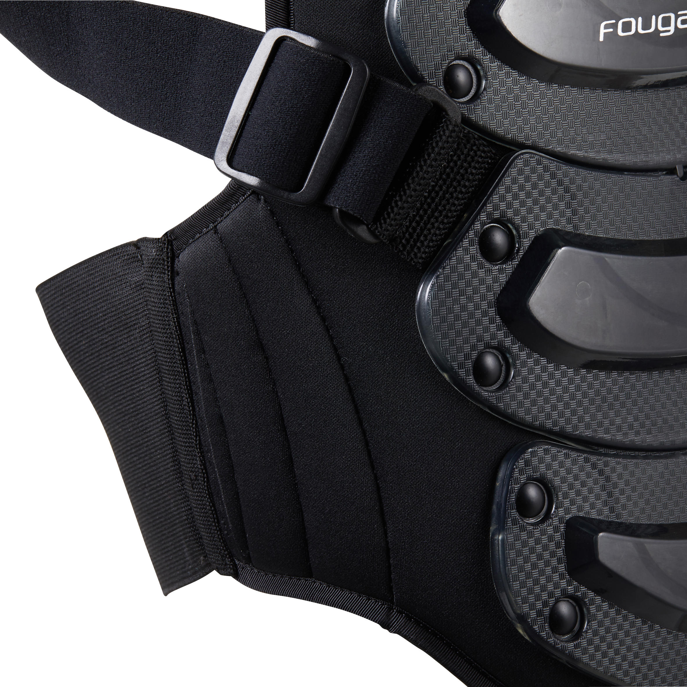 Safety Kids' Horse Riding Back Protector - Black - FOUGANZA