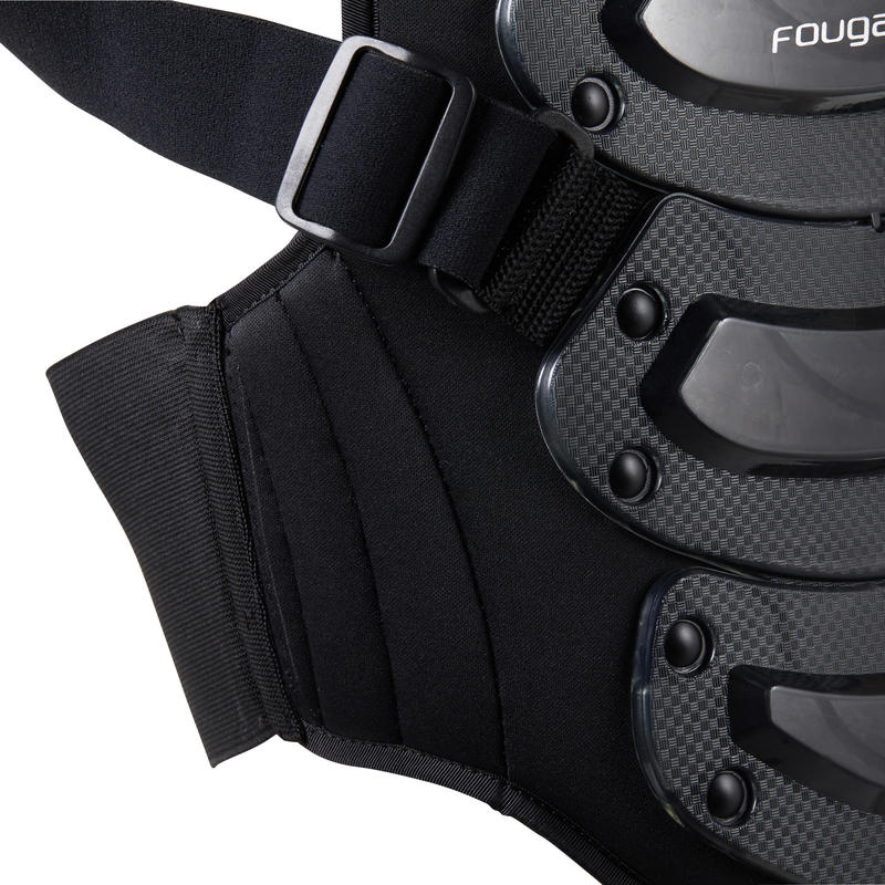 Safety Kids' Horse Riding Back Protector Black Decathlon