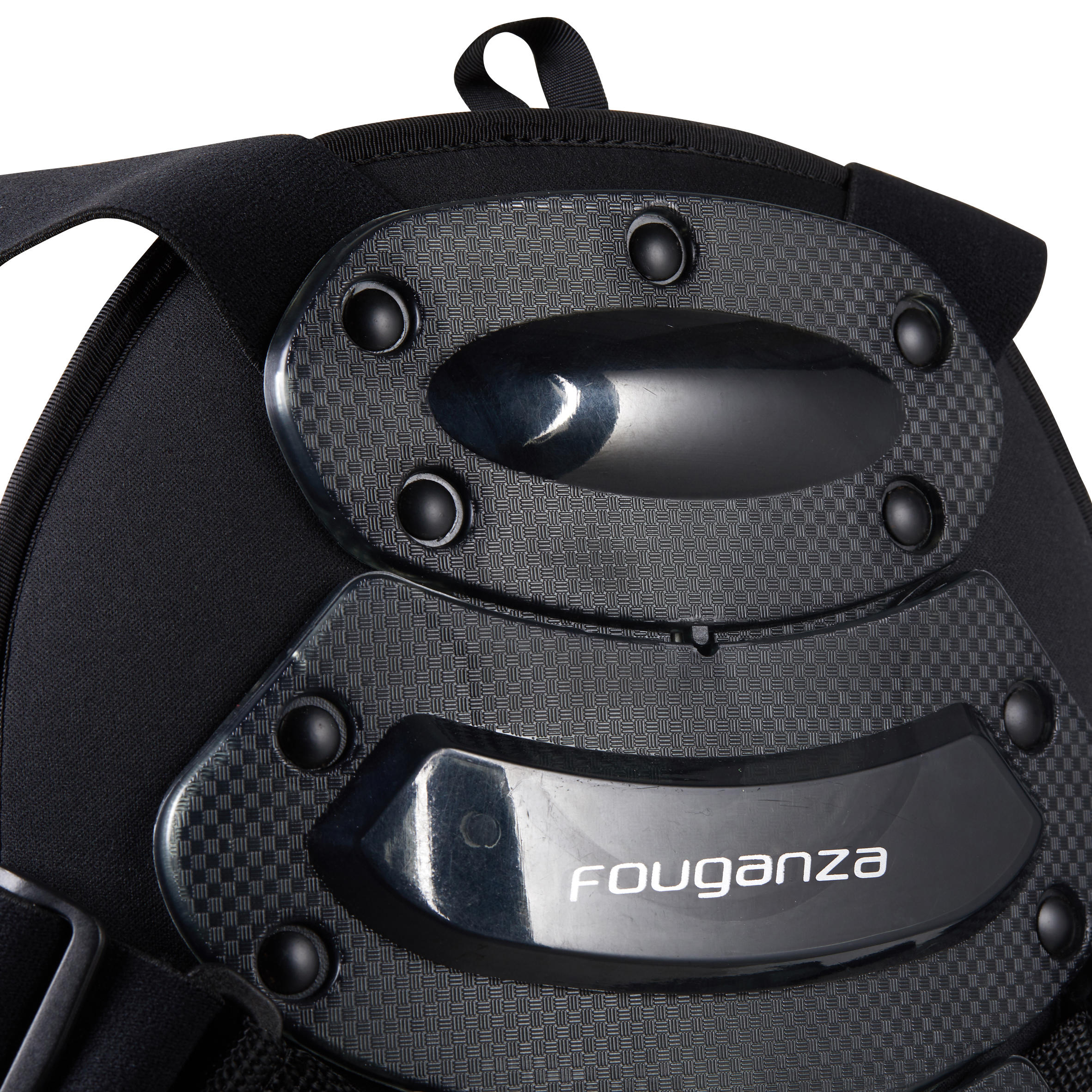 Safety Kids' Horse Riding Back Protector - Black - FOUGANZA