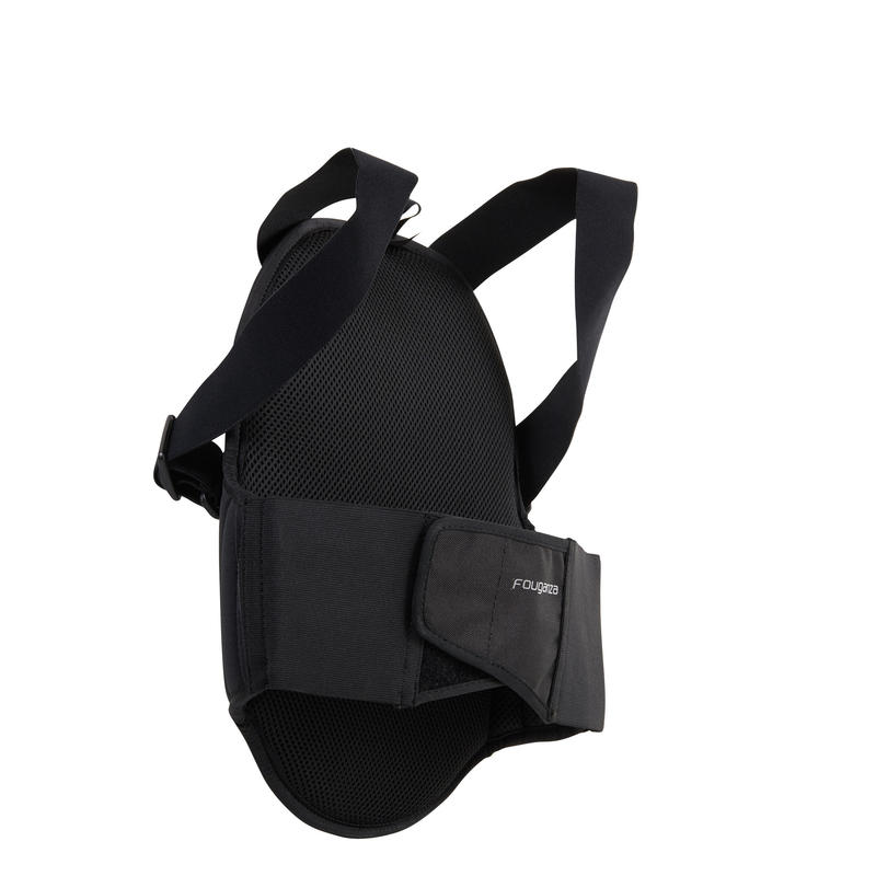 Safety Kids' Horse Riding Back Protector Black Decathlon