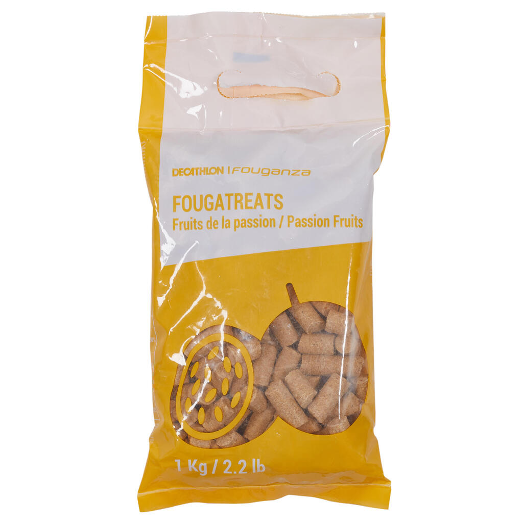 Leckerlis Fougatreats Pony/Pferd Passionsfrucht 1 kg