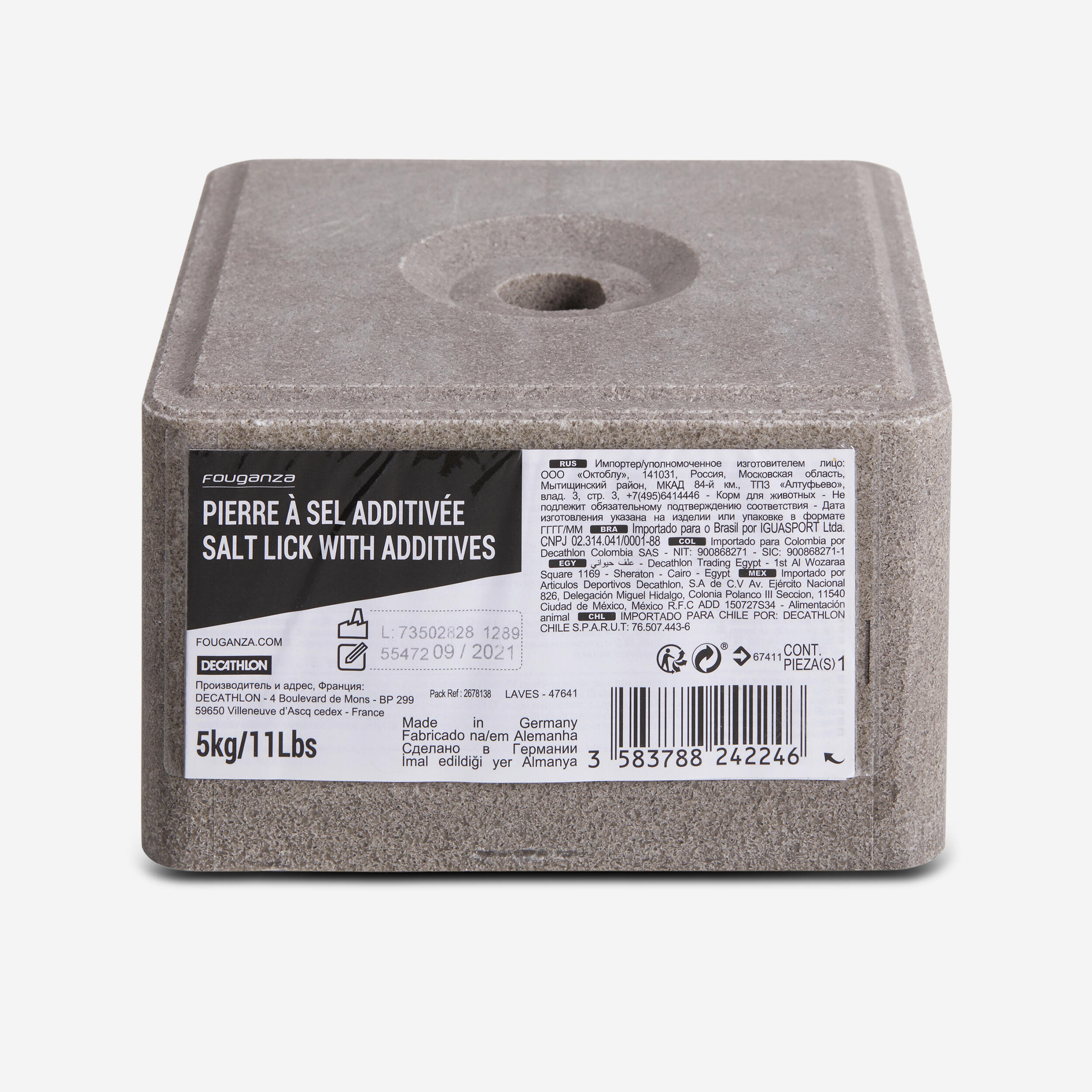 Fouganza Zoutblok Met Additieven Ruitersport Paard En Pony 5 Kg fouganza kopen in de aanbieding