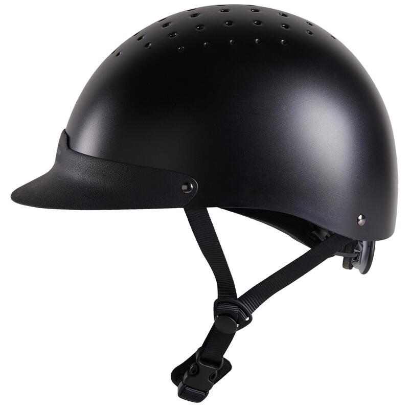 Casco de equitación 100 negro