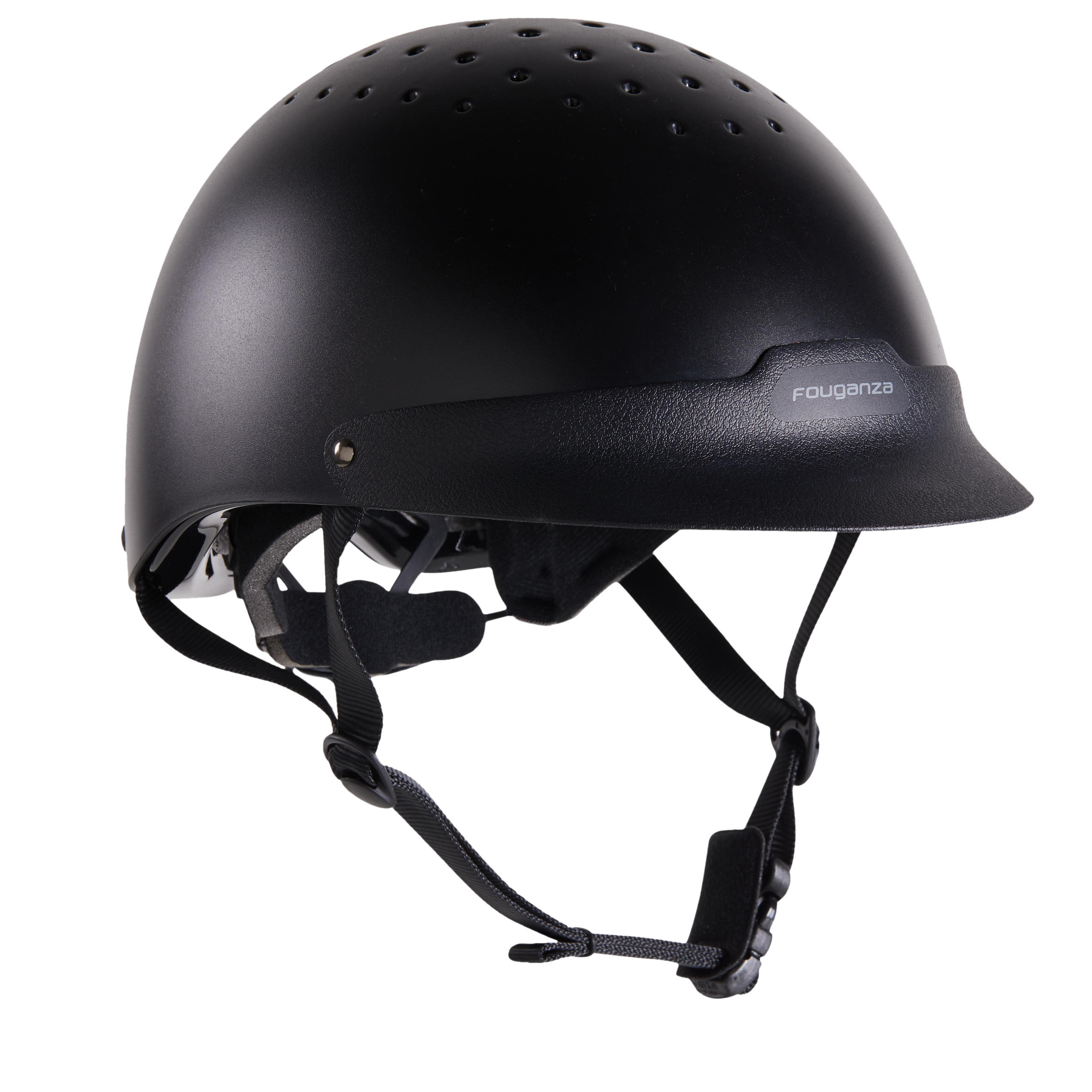 Casco da equitazione 100 nero