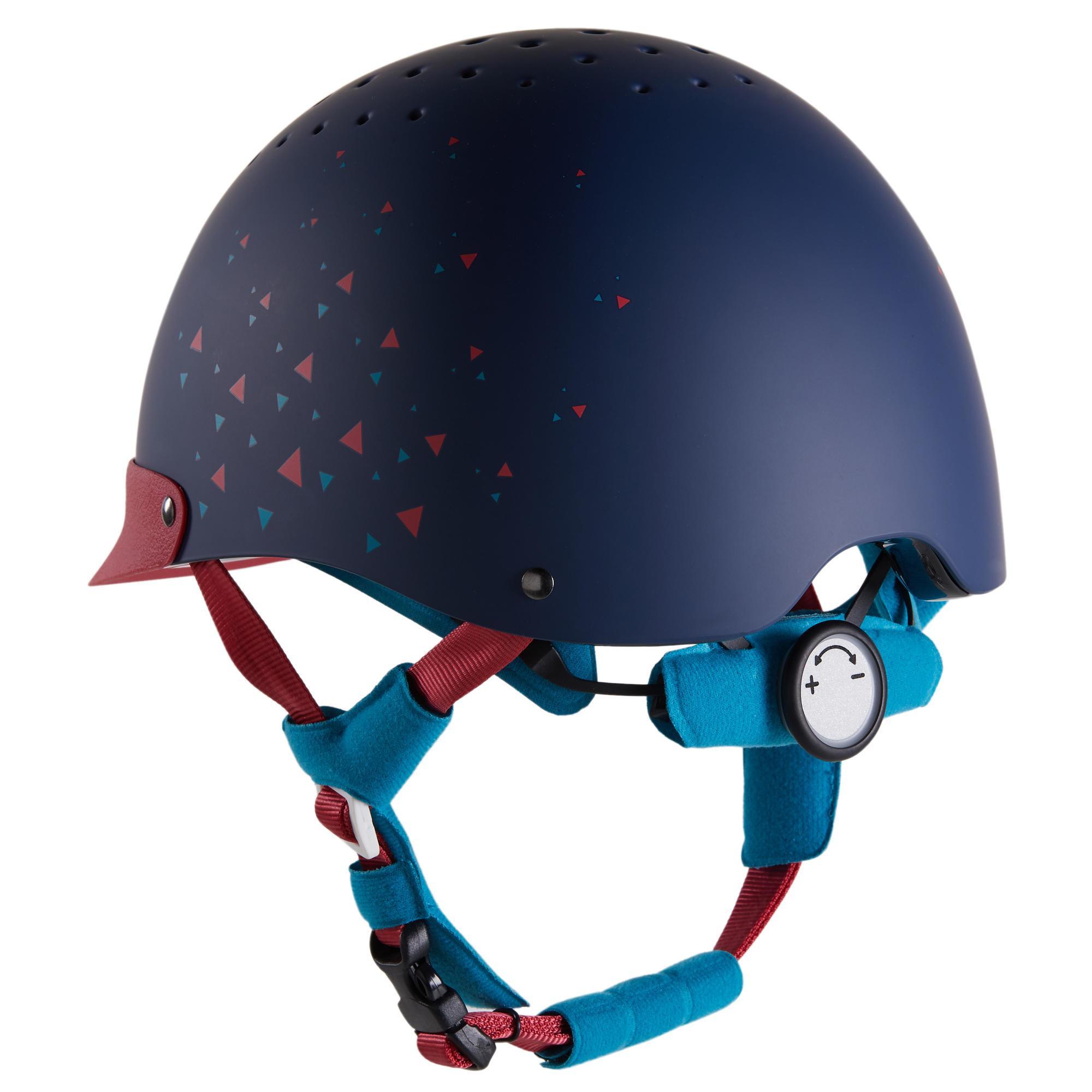 120 navy/pink riding helmet