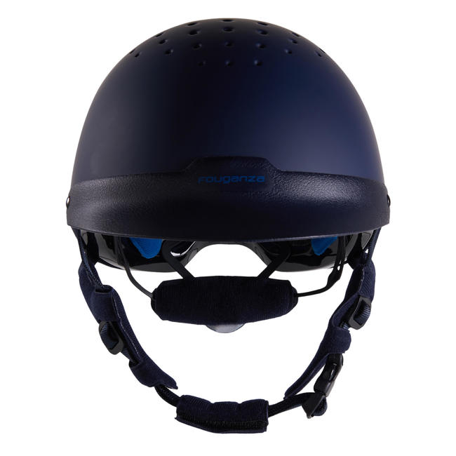 Adult and Junior horse riding 120 Helmet Navy/Royal Blue
