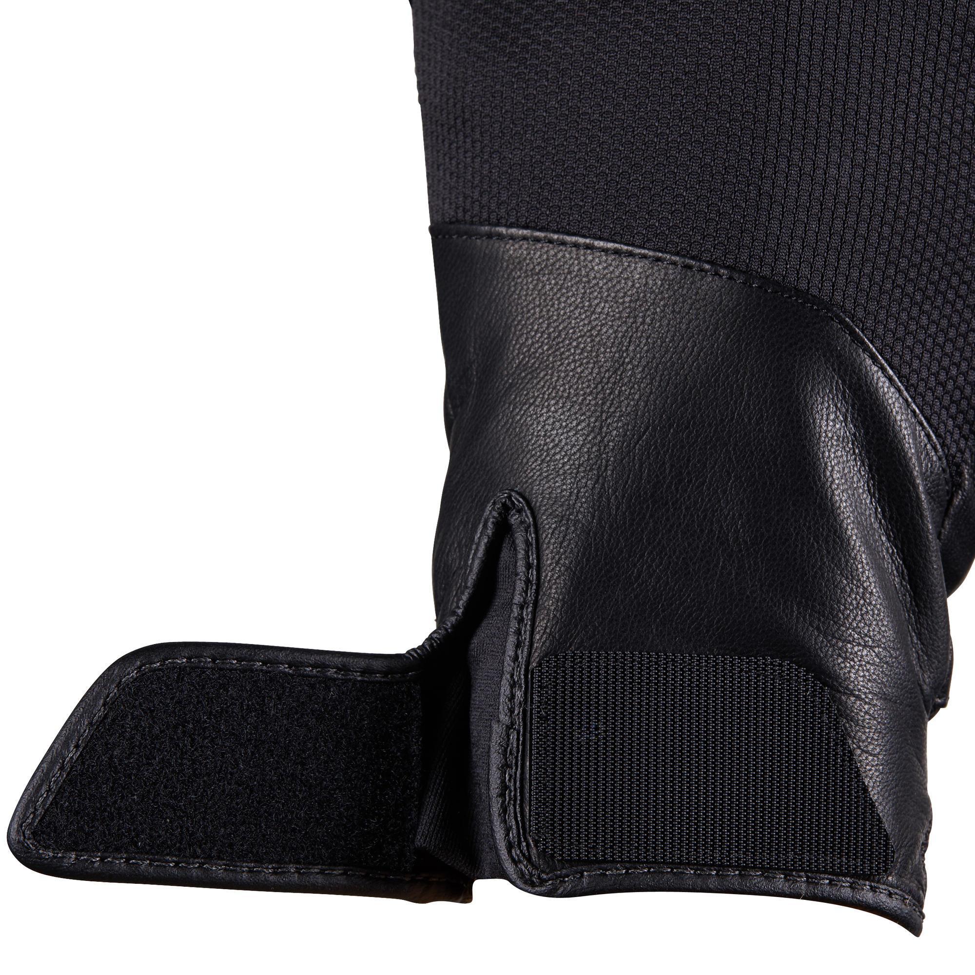 Men's 960 black riding gloves