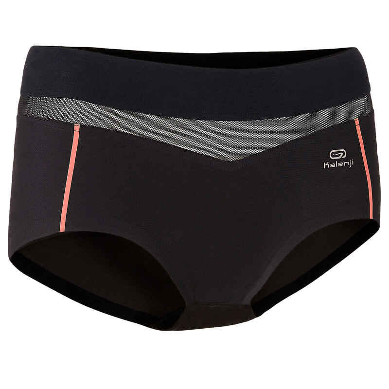 Laufshorts Boxershorts Damen schwarz/koralle Laufshorts Boxershorts Damen schwarz/koralle