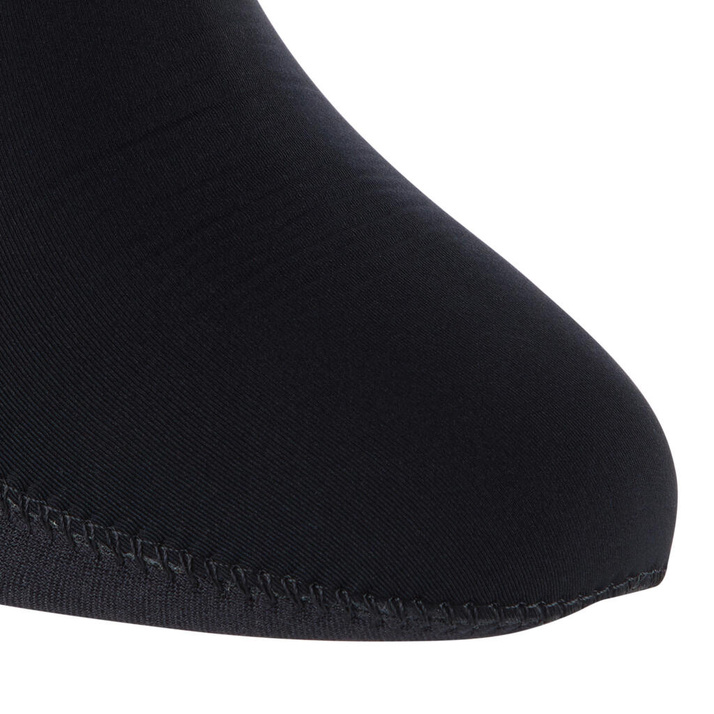 3mm neoprene spearfishing socks smooth interior Titanium