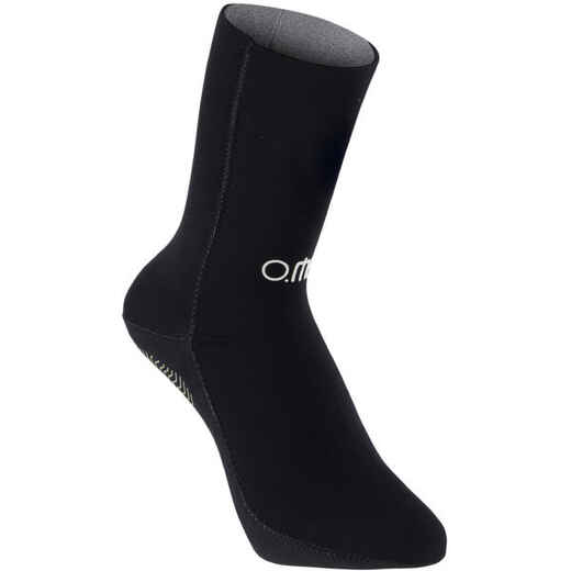 
      3mm neoprene spearfishing socks smooth interior Titanium
  