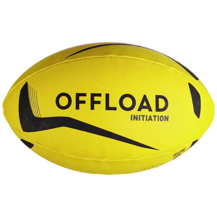  Ballon  de rugby  INITIATION taille 3 jaune OFFLOAD Decathlon