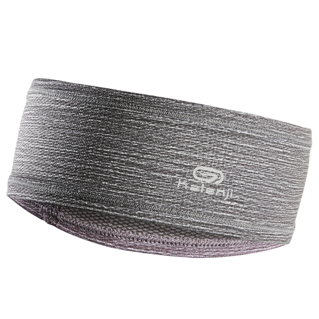 Running headband grey black