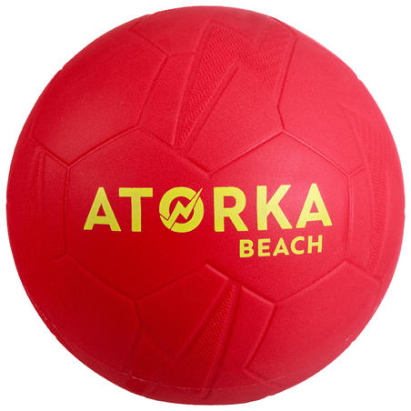 М'яч 500B для пляжного гандболу, розмір 2 - Червоний