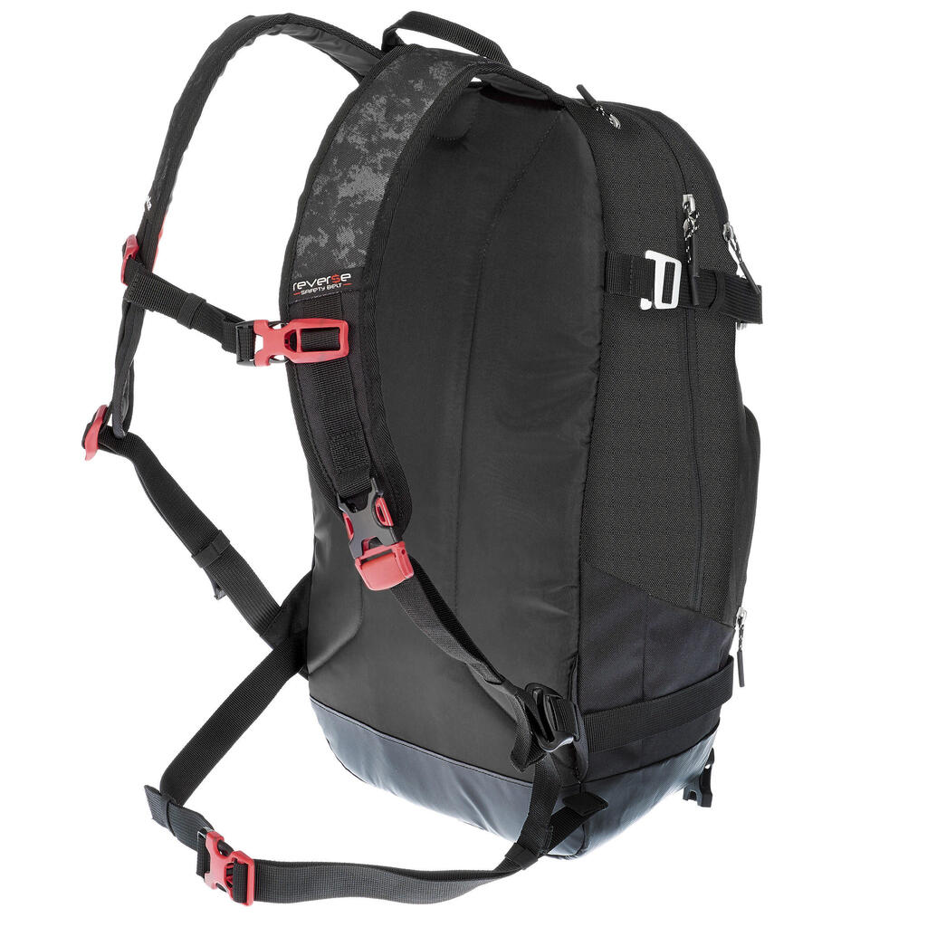 MOCHILA DE SKI Y SNOWBOARD FS500 20 LITROS NEGRO