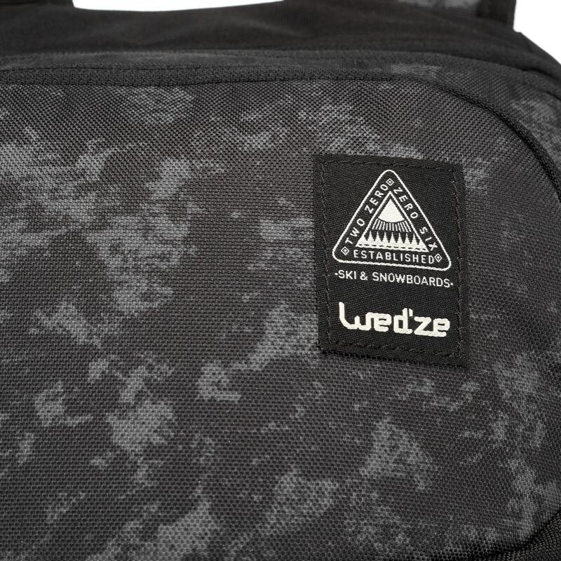 A Ski Backpack Grey WEDZE Decathlon