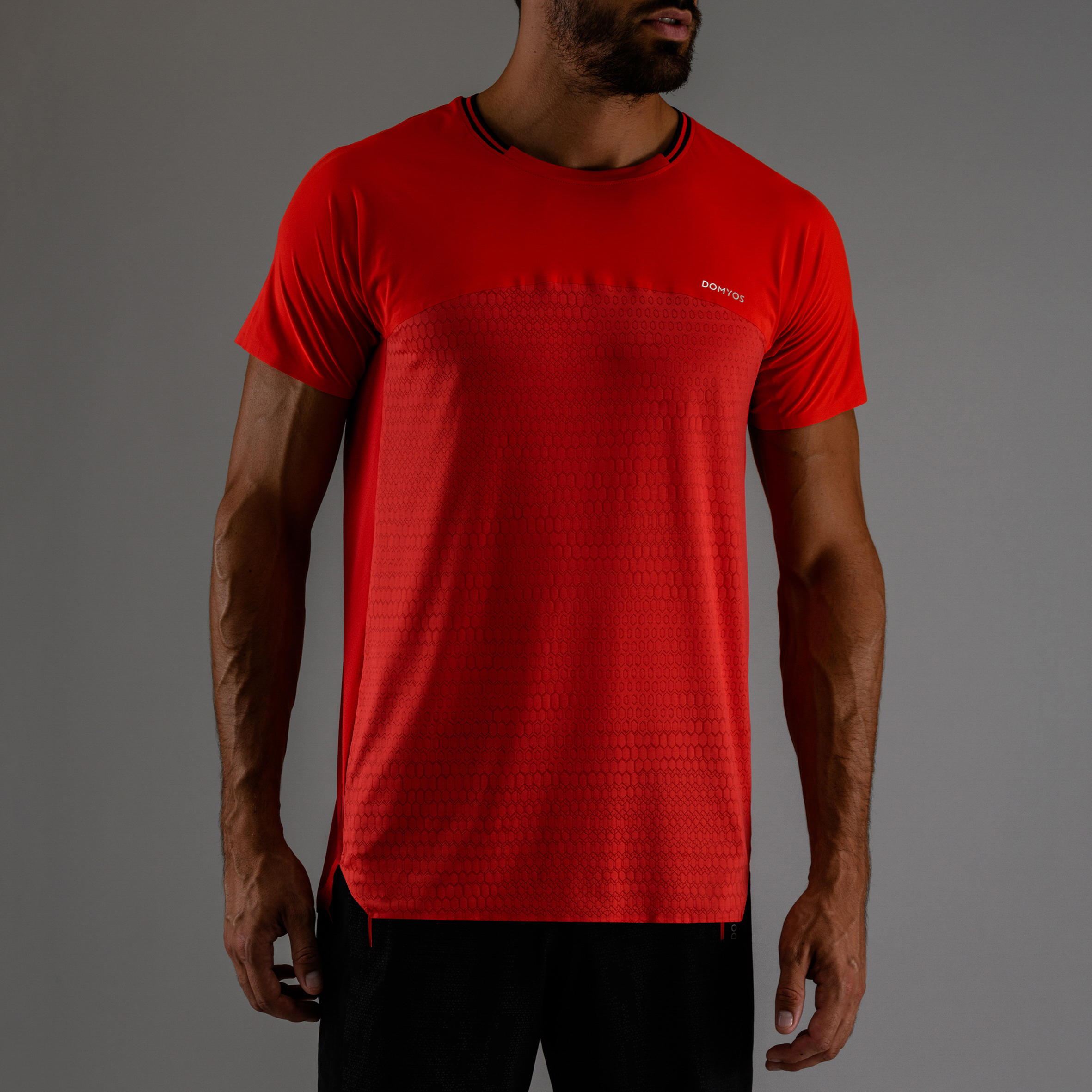 

Men' Ultra-Light Odour Control Cardio Gym T-shirt - Red